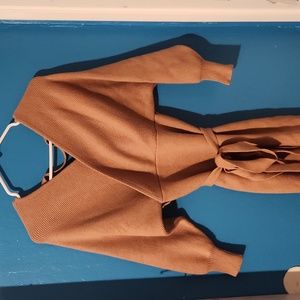 Size medium Taupe knit dress